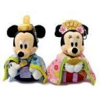 中古ぬいぐるみ ミッキーマウス＆ミニーマウス(ひなまつり2012) ぬいぐるみバッジセット 「ディズ ...