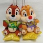 中古ぬいぐるみ チップ＆デール ぬいぐるみバッジセット 「ディズニー七夕デイズ2017」 東京ディズニーリゾート限定