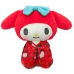 中古ぬいぐるみ レッド お着物ぬいぐるみ 「マイメロディ」