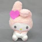 中古ぬいぐるみ マイメロディ(ピンク) ふわふわマイメロディとクロミぬいぐるみ -おそろいのハート- 「マイメロディ」