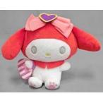 中古ぬいぐるみ マイメロディ レッド おめかしお出かけぬいぐるみ 「マイメロディ」