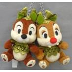 中古ぬいぐるみ チップ＆デール ぬいぐるみバッジ 「ディズニーハロウィン2008」 東京ディズニーリゾート限定