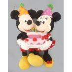 中古ぬいぐるみ ミッキーマウス＆ミニーマウス ぬいぐるみバッジ 「Happy Birthday ミッキー＆ミニー!2019」 東