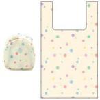 中古ぬいぐるみ エコバッグ付き ぬいのリュック 水玉