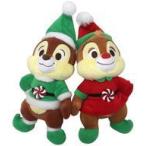 中古ぬいぐるみ チップ＆デール (Disney Christmas 2020) ぬいぐるみ 「ディズニー」 ディズニーストア限
