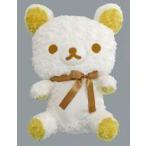 中古ぬいぐるみ リラックマ ホワイトローズぬいぐるみXLプレミアム 「リラックマ」