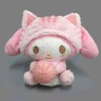 中古ぬいぐるみ マイメロディ ことらねこぬいぐるみ〜マイメロディ・クロミ・ポチャッコ〜 「サンリオキャラクターズ」
