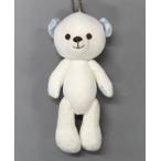 中古ぬいぐるみ くまめいと(レース ライトブルー) ぬいぐるみマスコット 「くまめいと」
