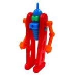 中古食玩 おもちゃ ロボット(ボディレッド/顔パーツブルー×グリーン/腕オレンジ) 「ジョイントロボをあつめよう!」