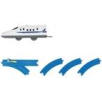  б/у Shokugan игрушка 3.N700A Shinkansen (. голова машина + Turn au trail (L) 1 шт. + искривление линия направляющие 3шт.@) [.... Plarail 15]