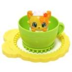 中古ハッピーセット ティーカップのくるくるフラワーアート 「キラキラハッピー★ ひらけ!ここたま」 ハッピーセット