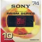  б/у MD диск Sony запись для Mini диск PRISM SERIES 74 минут 10 листов упаковка [10MDW74H]