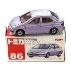中古トミカ 1/58 トヨタ プリウス(ライトパープル/赤箱) 「トミカ No.86」