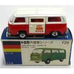 中古トミカ 1/67 フォルクスワーゲン マイクロバス(ホワイト×レッド/青箱/日本製) 「トミカ 外国車シリーズ F2