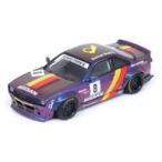 中古ミニカー 1/64 NISSAN シルビア (S14) BOSS ”ROCKET BUNNY” (パープル) [IN-S14B-PRP]