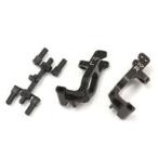  б/у радиоконтроллер aluminium передний ступица carrier set L R/19*/ gun металлик /MP9 [IFW461]