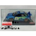  б/у радиоконтроллер 1/27 SUBARU IMPREZA WRC 2002 #10( голубой × желтый )g Rothco -