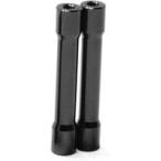  б/у радиоконтроллер раунд Shape aluminium post 35mm (black/2pcs) [0707-FD]