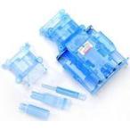  б/у радиоконтроллер каркас основной chassis комплект ( прозрачный голубой /MR-03) [MZF401CB]