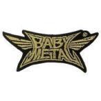 中古シール・ステッカー BABYMETAL(クラシックロゴ) ステッカーワッペン GOLD Ver. 「10 BABYMETAL BUDOK