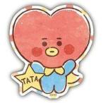 中古シール・ステッカー BABY TATA(ブイ) トラベルステッカー 「BT21」