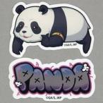  б/у наклейка * стикер Panda [.. вокруг битва [ Shibuya . менять . физическое ощущение ..] Tokyu группа ×.. вокруг битва 