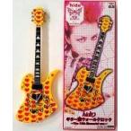 中古置き時計・壁掛け時計(男性) イエローハート hide ギター型ウォールクロック〜The 13th Memorial ver