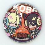 中古バッジ・ピンズ キラ＆ミューン/ステーキ 缶バッジ 「Kiramune Fan Meeting in KOBE」