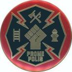 中古バッジ・ピンズ FDPP(DELUXE ver) Emblem Can Badge(エンブレム缶バッジ) 「プロメア」