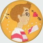 中古バッジ・ピンズ トンボ(魔女の宅急便) 「スタジオジブリ ジブリがいっぱい 刺繍ブローチコレクション メン