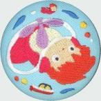 中古バッジ・ピンズ ポニョ(崖の上のポニョ) 「スタジオジブリ ジブリがいっぱい 刺繍ブローチコレクション2」 どんぐ