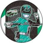 中古バッジ・ビンズ デカグリーン 「缶バッジ 特捜戦隊デカレンジャー 01.グラフアートイラスト」