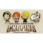 中古バッジ・ピンズ(キャラクター) ルフィ＆ナミ＆サンジ＆メリー号 ゴムゴムのワンピンズ 「劇場版 ワンピース