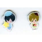 中古バッジ・ピンズ(キャラクター) [コード保証無し] 七瀬遙＆橘真琴 ピンバッジ〜Sugar ver
