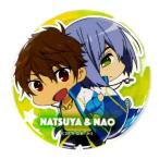 中古バッジ・ピンズ(キャラクター) 桐嶋夏也＆芹沢尚 「映画 ハイ☆スピード!-Free! Starting Days- 缶バ