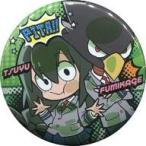中古バッジ・ピンズ(キャラクター) 梅雨＆踏陰 「僕のヒーローアカデミア ぴた!でふぉめ 制服 缶バッジ」