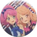 中古バッジ・ピンズ(キャラクター) 桜庭ローラ＆香澄真昼 「アイカツ!シリーズ 5thフェスティバル!! グリッター缶バッジ」