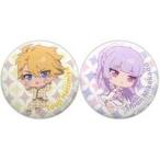 中古バッジ・ピンズ(キャラクター) D3.針宮藤次＆三毛門紫音 ミニキャラペア缶バッジ 「DREAM!ing -ドリーミン