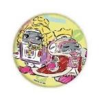 中古バッジ・ピンズ(キャラクター) キングスボキャ＆ロココット伯爵 「缶バッジ ヘボット! 01.グラフアートデザイン」