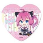 中古バッジ・ピンズ(キャラクター) 白雪風真 ねこかぶりハート缶バッジ 「Dolce」