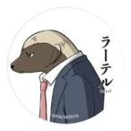 中古バッジ・ピンズ(キャラクター) ラーテル 「アフリカのサラリーマン トレーディング缶バッジ」