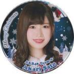 中古バッジ・ピンズ 佐藤朱(AKB48) 2019年X’mas個別でか缶バッジスタンド AKB48グループショップ限定