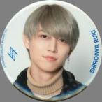 中古バッジ・ピンズ 白岩瑠姫 缶バッジ(文字：青) 「JO1 POP UP STORE in DiverCity T