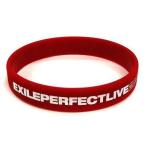 中古アクセサリー(非金属)(男性) EXILE PERFECT ゴムブレス(レッド) 「EXILE LIVE TOU