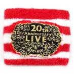 中古アクセサリー(非金属)(男性) L’Arc〜en〜Ciel リストバンド(レッド×ホワイト) 「L’Arc〜en〜Ciel 20th L
