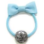 中古アクセサリー(非金属)(男性) Trignal リボン付きコンチョヘアゴム(水色) 「Kiramune Fan Meeting in