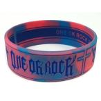 中古アクセサリー(非金属)(男性) ONE OK ROCK ラバーバンド(ピンク×ブルー) 「