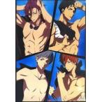 中古タペストリー 凛＆宗介＆愛一郎＆百太郎 A2クリアタペストリー 「特別版 Free!-Take Your Marks-」