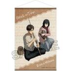 ショッピング諫山 中古タペストリー エレン・イェーガー＆ミカサ・アッカーマン 描き下ろしB2タペストリー 「進撃の巨人 The Fina