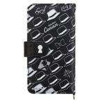 中古携帯ジャケット・カバー ブラック スマートフォン対応 マルチカバー Mサイズ 「探偵コナン」